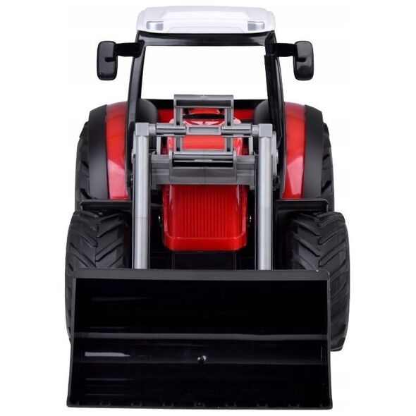 Duży Czerwony Traktor z Ruchomym Ramieniem i Wielkimi Kołami RC0666