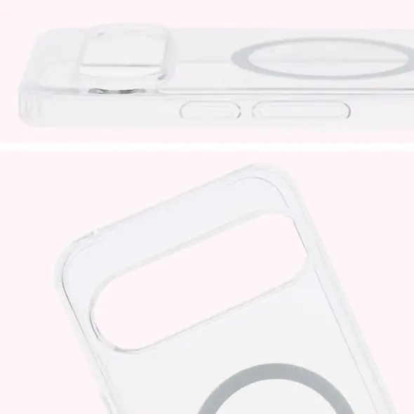 Bizon Case CrystalO Google Pixel 9 / 9 Pro clear