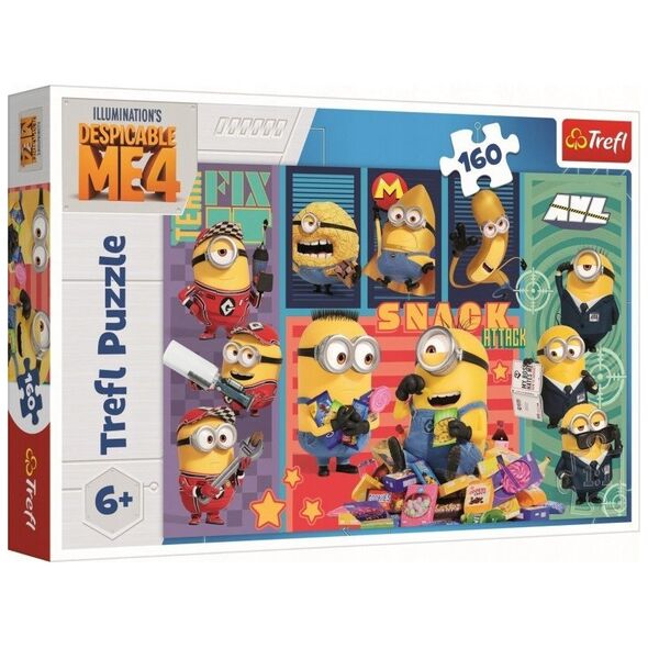 Trefl Puzzle 160 elementów Minionkowa radość, Minionki