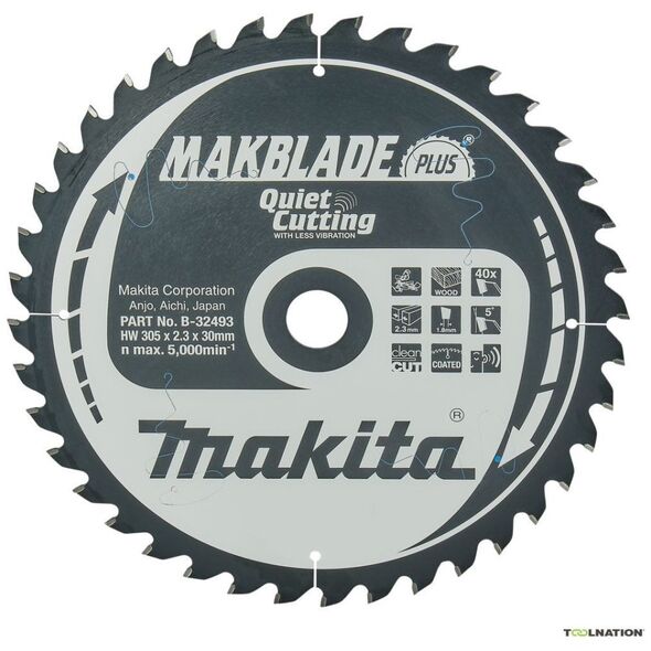 ΔΙΚΥΛΙΚΟ ΠΡΙΟΝΙ Makita MAKITA 305x30x40z MAKBLADE PLUS WOOD 14093012 88381421300