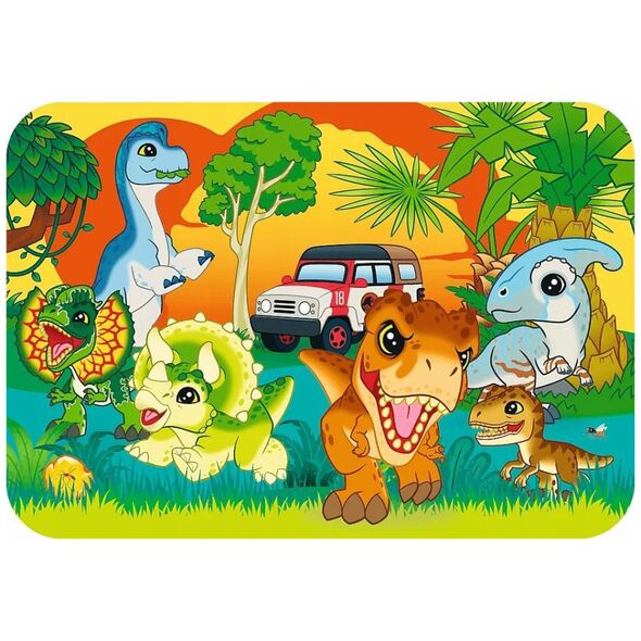 Trefl PUZZLE DREW 24EL TREFL POZNAJ DINOZAURY JW PUD10