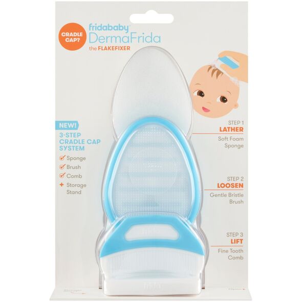 FRIDA_Frida Baby DermaFrida 3-funkcyjny zestaw do pielęgnacji skóry głowy z ciemieniuchą