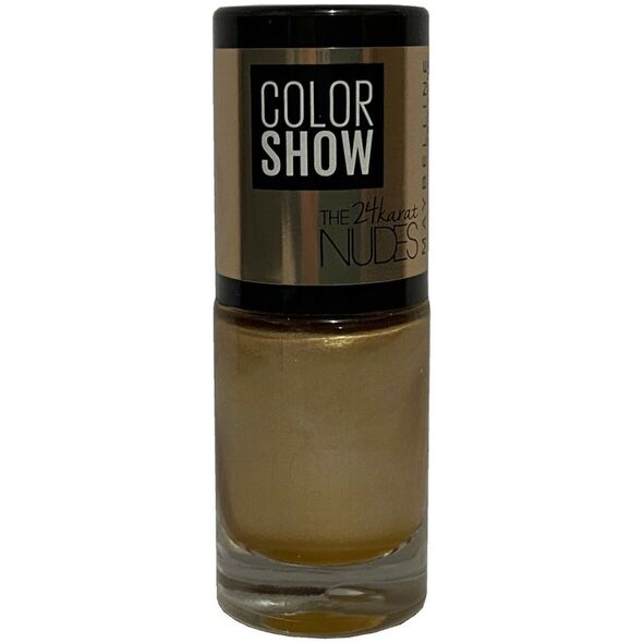 Maybelline Maybelline, Show The 24 Krat Nudes, Βερνίκι νυχιών, Αρ. 474, επιχρυσωμένο σε χρυσό, 7 ml για γυναίκες 13078272 30141933