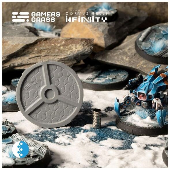 Gamers Grass Gamers Grass: Infinity - Svalarheimas Outpost - Round 40mm (x4) 13674205 738956791139