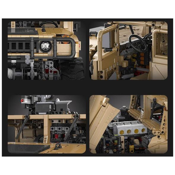 Jokomisiada Zestaw klocków 3935-ele Auto wojskowe Humvee 1:18 ZA5252
