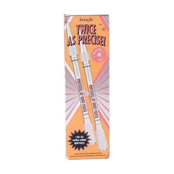 BENEFIT_SET Precisely My Brow R58 Warm Deep Brown kredki do makijażu 2x0.08g
