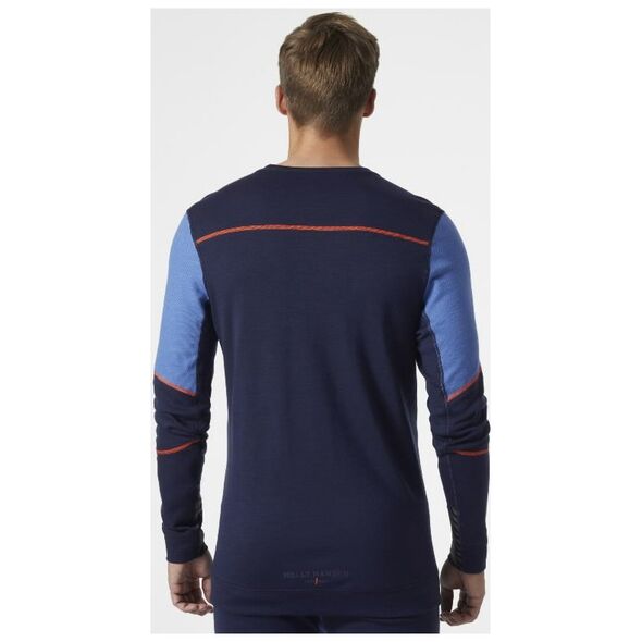 Εσωρούχο Helly Hansen HELLY HANSEN Lifa Merino Crewneck, γαλάζιο XL 13768120 7040058042723