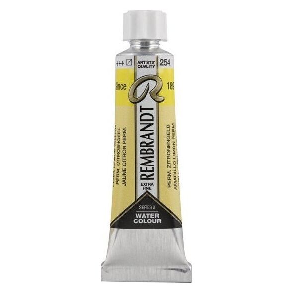 Artequipment Rembrandt Watercolor Tube Permanent Lemon Yellow 254 13801088 8712079052577