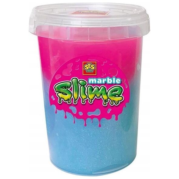 SES Creative SES Slime marmur niebieski/róż 200g 15021 50211