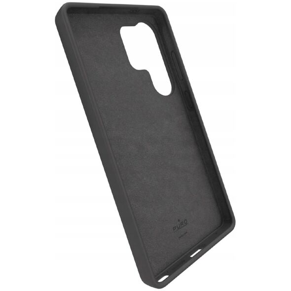 Etui silikonowe Puro Icon do Samsung Galaxy S25 Ultra - czarne
