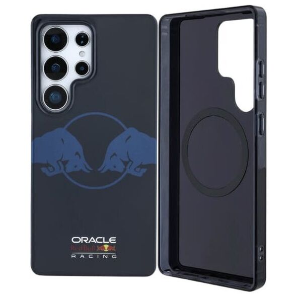 Red Bull Two Bulls Logo MagSafe Case for Samsung Galaxy S25 Ultra Navy Blue