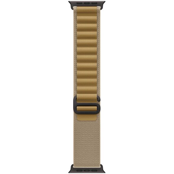 APPLE 49mm Tan AlpineLoop -Small - Black Titanium Finish