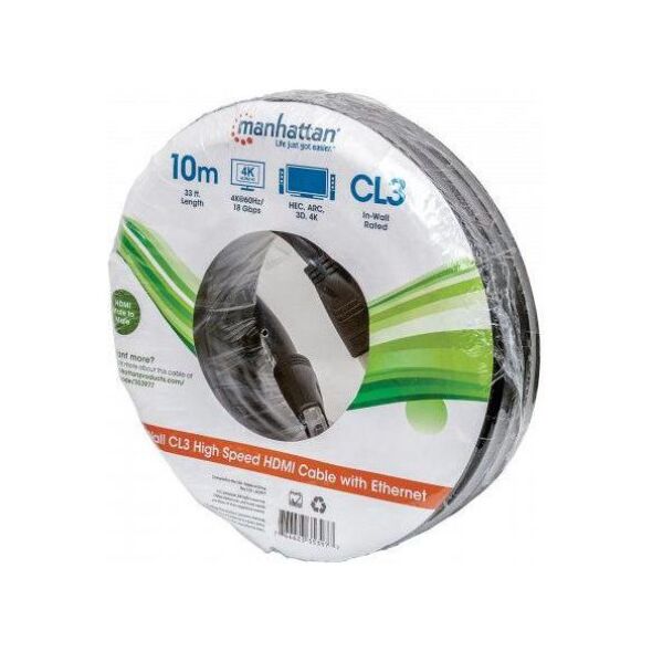 Kabel Manhattan HDMI - HDMI 10m czarny (353977)