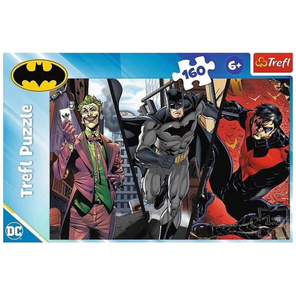 Puzzle 160 elementów Batman gotowy do akcji Trefl