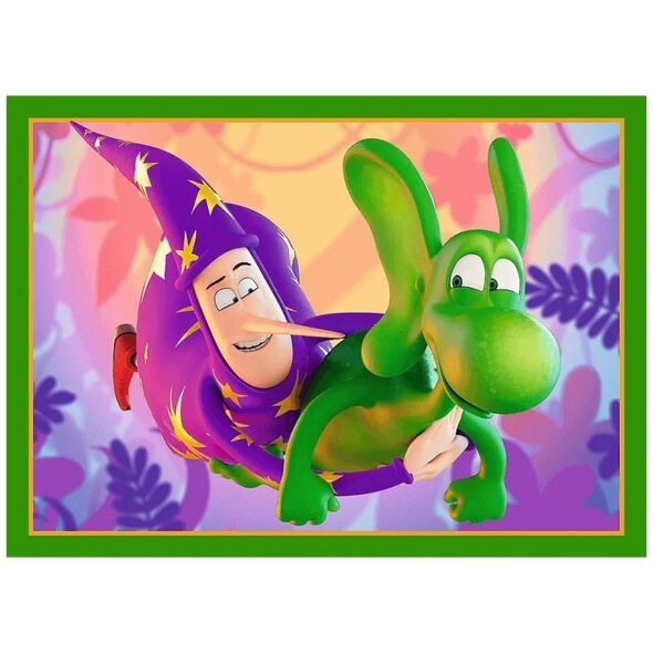 Puzzle 4w1 Świat Smoka Diplodoka Trefl