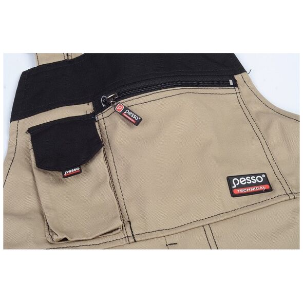Ολόσωμες φόρμες εργασίας Pesso Pesso Twill, άμμος 50/176 13484116 4772096002201