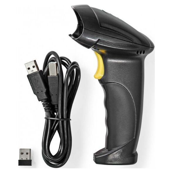 Nedis Barcode Reader Nedis BSCNW1D100BK Αναγνώστης Barcode Module Barcode Reader Barcode 1D Laser Black 13840438 5412810000000