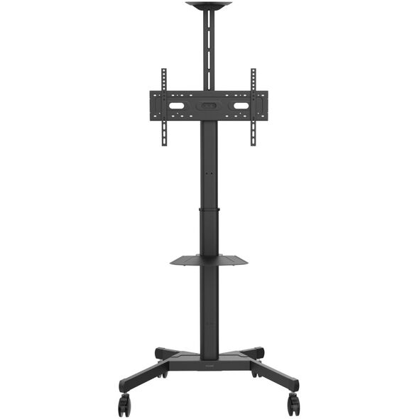 VISION Professioneller Display-Bodenstander - LEBENSLANGE GARANTIE - Stahlkonstruktion - Trolley passt fur Displays 31-80" mit VESA-Grossen bis zu 600 x 400 - Dreht von Hoch- zu Querformat - Kurbelgriff zur Hohenverstellung - Neigungsverstellung - Lap