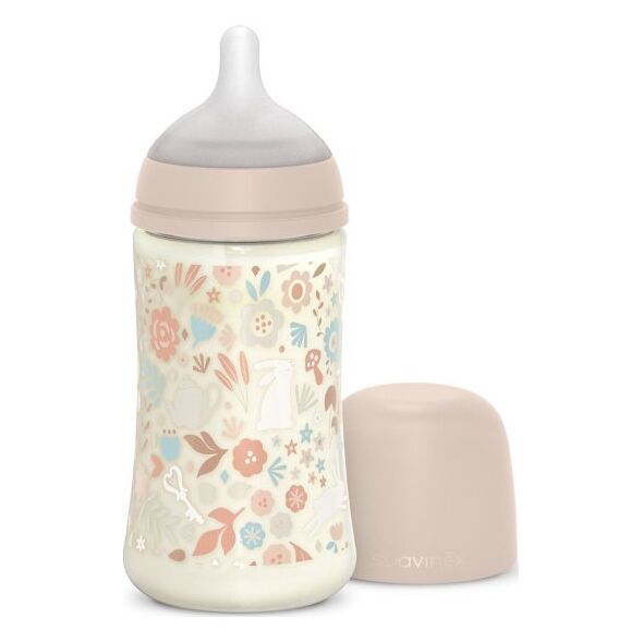 SUAVINEX - 308748-BUTELKA 270ML/SMOCZEK   FIZJOLOGICZNY SX PRO ŚREDNI PRZEPŁYW/RÓŻOWA LIBERTY/WONDERLAND