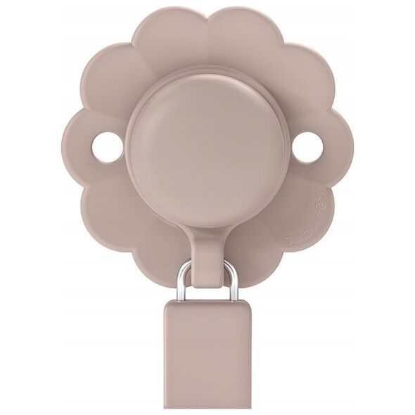 SUAVINEX - 402547-SILIKONOWA ZAWIESZKA    DO SMOCZKA/PALE MAUVE/WONDER