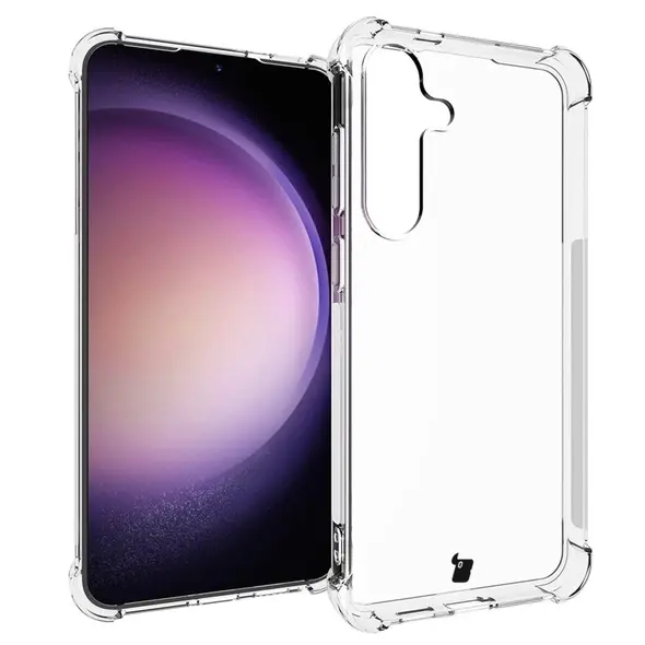 Bizon Case Clear Pack case + 2x tempered glass + lens protection Samsung Galaxy S24+ Plus clear