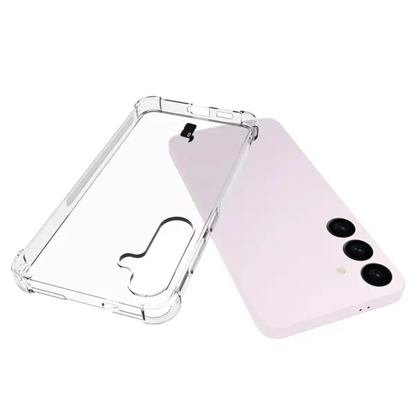 Bizon Case Clear Pack case + 2x tempered glass + lens protection Samsung Galaxy S24+ Plus clear