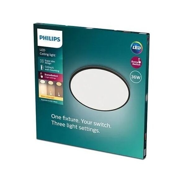 Lampa sufitowa Philips SUPERSLIM CL550 SS RD 36W 27K B WV 06