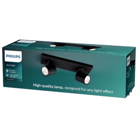 Lampa sufitowa Philips LAMP RUNNER BAR/TUBE BLACK 2X20W 230V