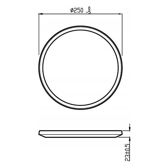 Philips SUPERSLIM CEILING SSW 15W 40K WHITE IP54