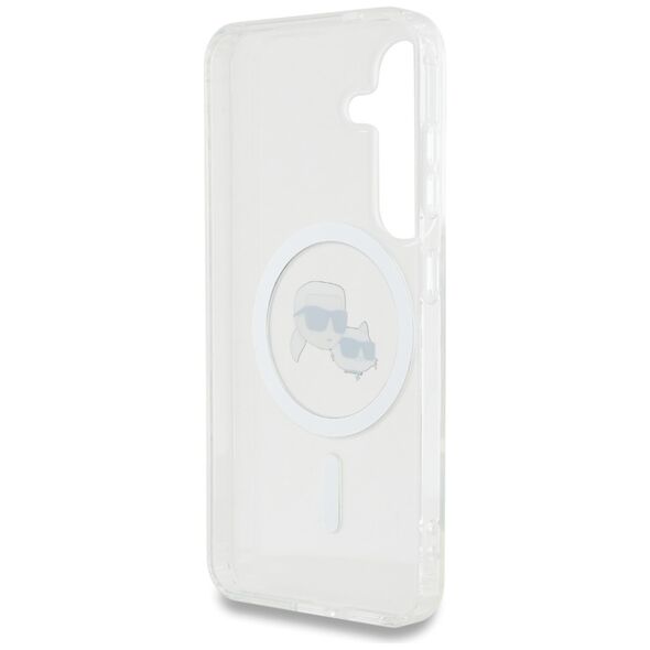 Karl Lagerfeld Case for Samsung Galaxy S25 - Karl Lagerfeld IML MagSafe (KLHMS25SHLSKCH) - Metal Karl&Choupette Head 3666339449988 έως 12 άτοκες Δόσεις