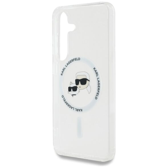 Karl Lagerfeld Case for Samsung Galaxy S25 - Karl Lagerfeld IML MagSafe (KLHMS25SHLSKCH) - Metal Karl&Choupette Head 3666339449988 έως 12 άτοκες Δόσεις