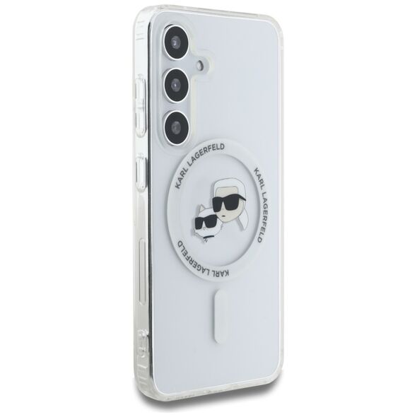 Karl Lagerfeld Case for Samsung Galaxy S25 - Karl Lagerfeld IML MagSafe (KLHMS25SHLSKCH) - Metal Karl&Choupette Head 3666339449988 έως 12 άτοκες Δόσεις