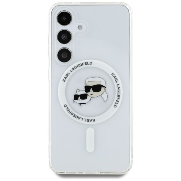 Karl Lagerfeld Case for Samsung Galaxy S25 - Karl Lagerfeld IML MagSafe (KLHMS25SHLSKCH) - Metal Karl&Choupette Head 3666339449988 έως 12 άτοκες Δόσεις