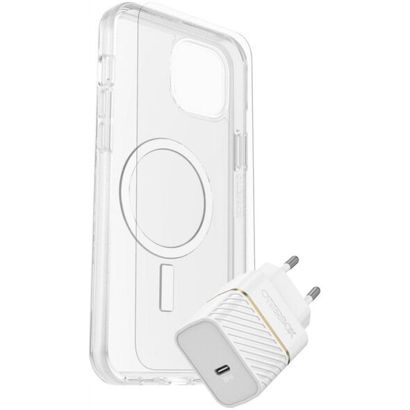 OtterBox OtterBox KIT iPhone 15 Plus Symmetry Clear MagSafe,Γυαλί,Τοίχος 13319001 840304734313