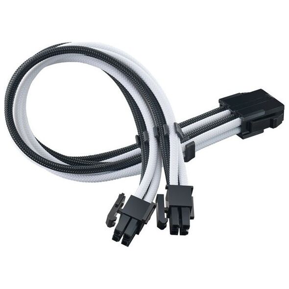Καλώδιο SilverStone SilverStone EPS 8-Pin zu EPS/ATX 4+4-Pin, 300mm - μαύρο/weiß 13333425 4710679814056