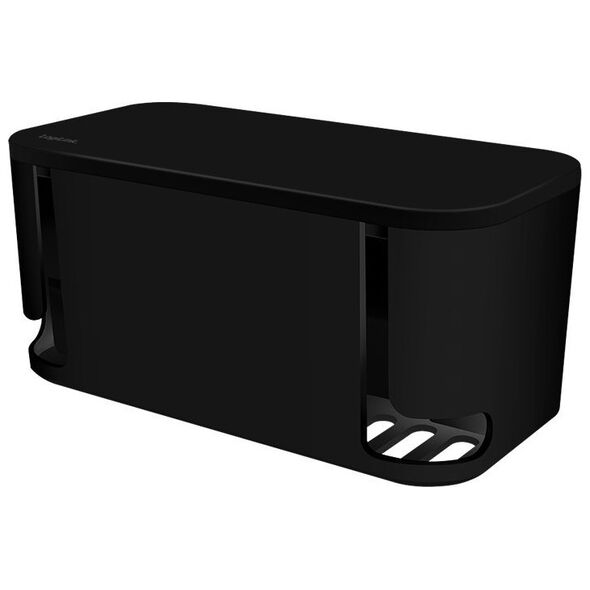Kabel zasilający LogiLink LogiLink Kabelbox m. 5-fach-Steckdosenleiste USB/Schuko sch