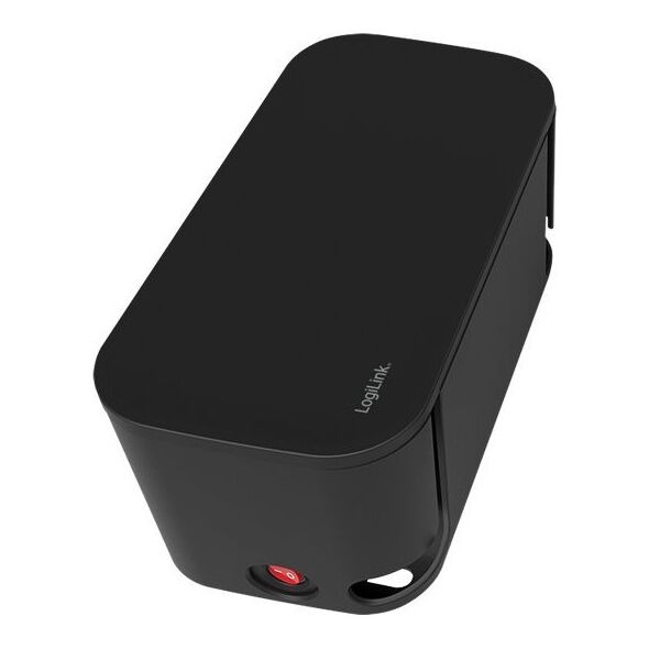 Kabel zasilający LogiLink LogiLink Kabelbox m. 5-fach-Steckdosenleiste USB/Schuko sch