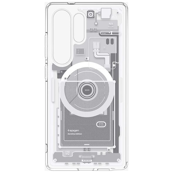 Spigen Case for Samsung Galaxy S25 Ultra - Spigen Ultra Hybrid Zero One MagSafe - White 8809971237895 έως 12 άτοκες Δόσεις