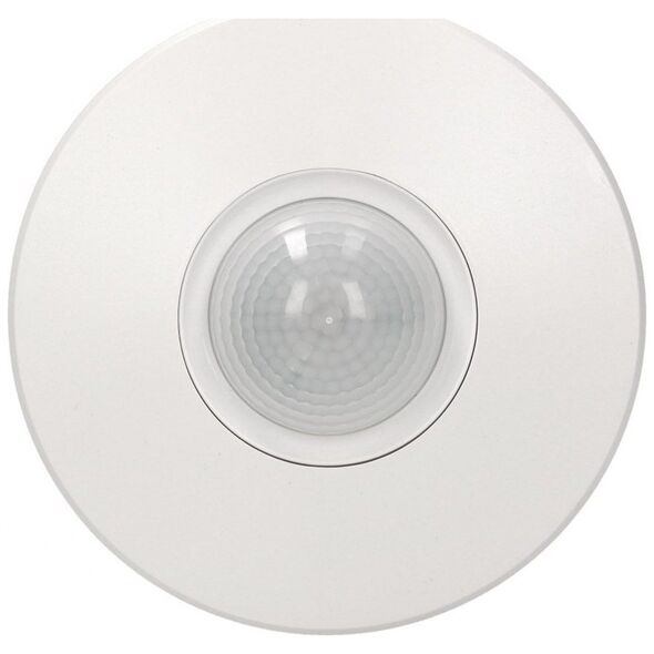 Orno Czujnik ruchu 360 st. IP20, 2000W, 3 sensory, regulacja zasięgu ?3m-20m, biały