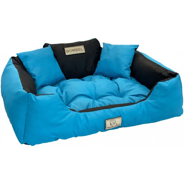 AIO FACTORY Legowisko personalizowane KINGDOG 100x75 niebieskie