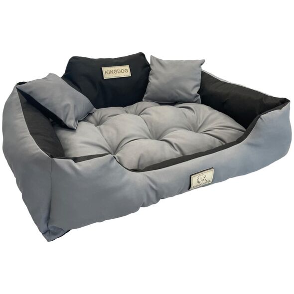 AIO Europe Legowisko dla psa 145 x 115 Ciemnoszare KingDog