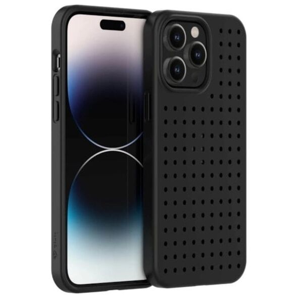 Pinit Pinit Dynamic + Emoji Pin Case Σετ iPhone 14 Pro Max 6,7" μαύρο/μαύρο μοτίβο 3 13002143 5905359817314