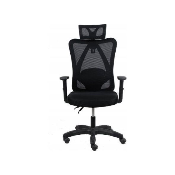 Krzesło biurowe Gembird GEMBIRD BIUROWY FOTEL ERGONOMICZNY ONYX CZARNY