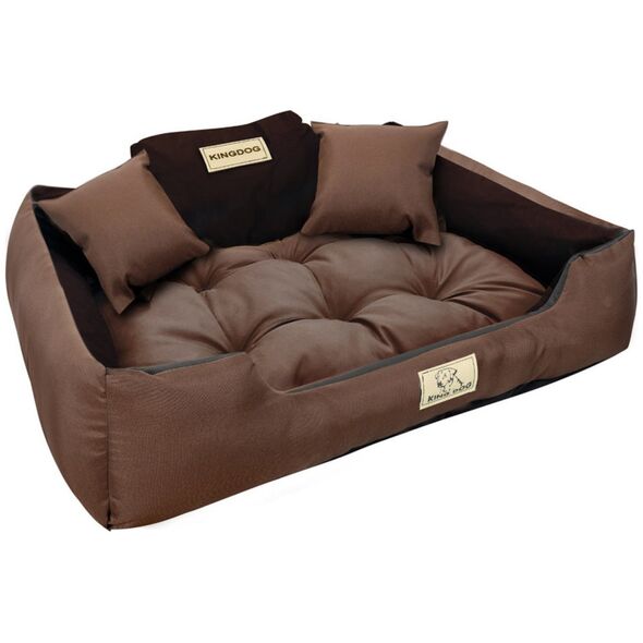 AIO Europe Legowisko dla psa 130x105 Brązowe KingDog