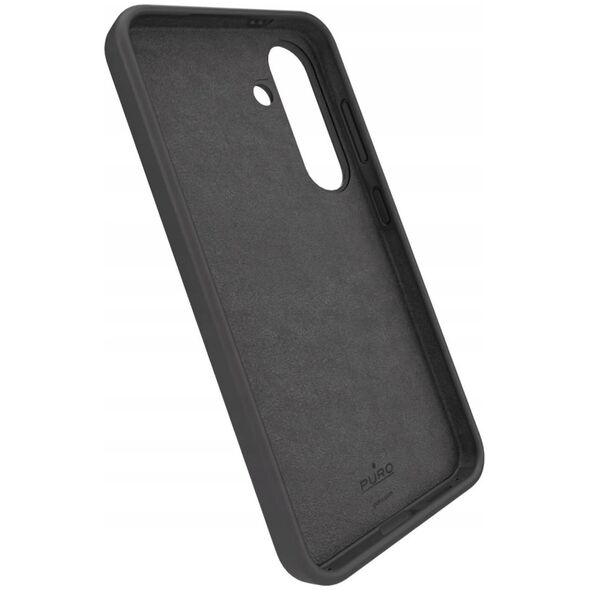 Etui silikonowe Puro Icon do Samsung Galaxy S25+ - czarne