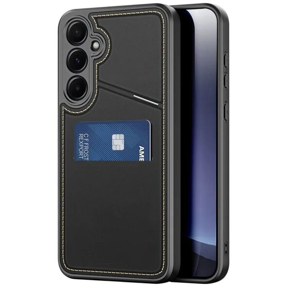 Etui Dux Ducis Rafi II na Samsung Galaxy S25+ z podstawką i portfelem - czarne