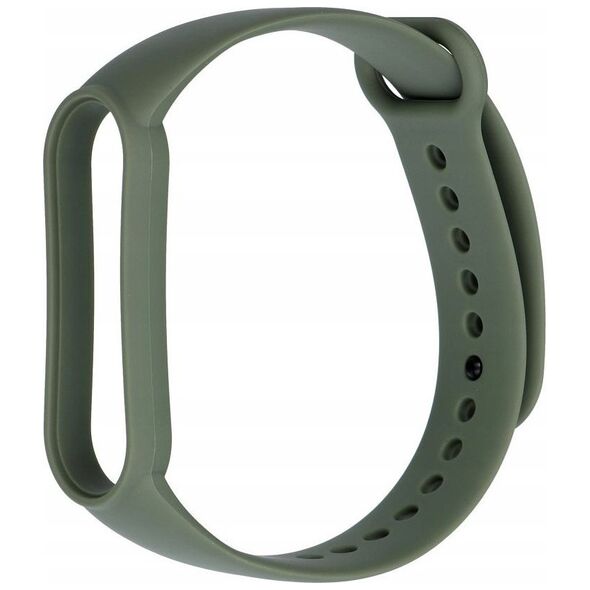 OEM Pasek silikonowy do XIAOMI Mi Band 5 / 6 / 7 zielony (08)