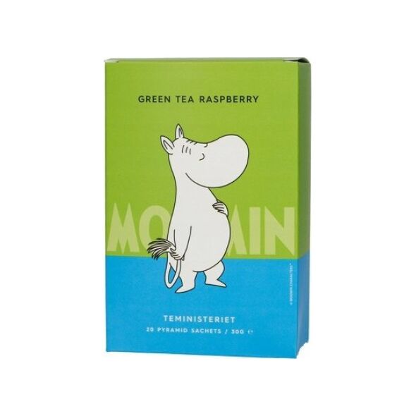 Teministeriet Teministeriet - Moomin Green Tea Raspberry - Herbata 20 piramidek