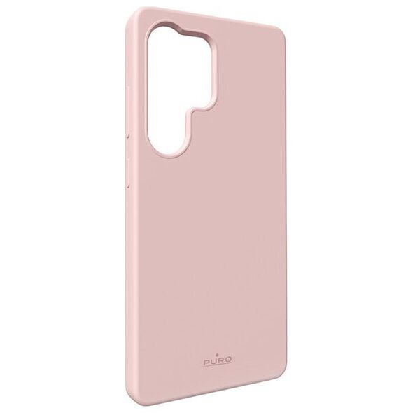 Etui silikonowe Puro Icon do Samsung Galaxy S25 Ultra - różowe