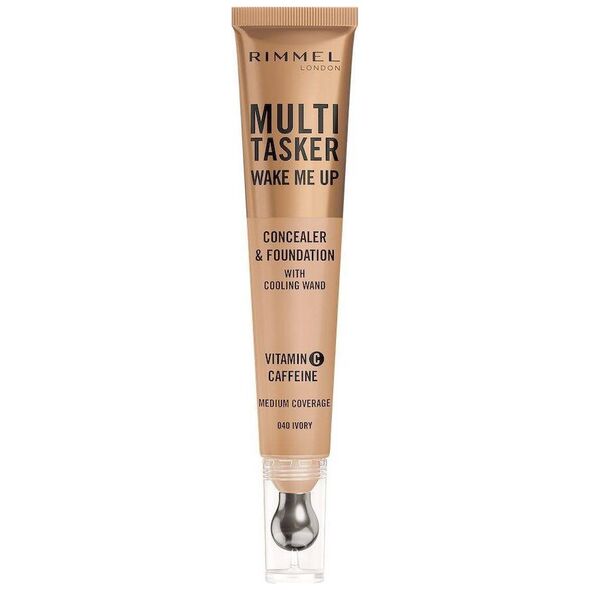 Multi-Tasker Wake Me Up rozświetlający korektor z masującym aplikatorem 040 Ivory 20ml